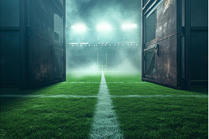 Functional American football gate, a Sports & Recreation Photo by Ylivdesign