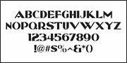 Deco Romance JNL, a Sans Serif Font by Jeff Levine Fonts (Thumbnail 3 of 5)