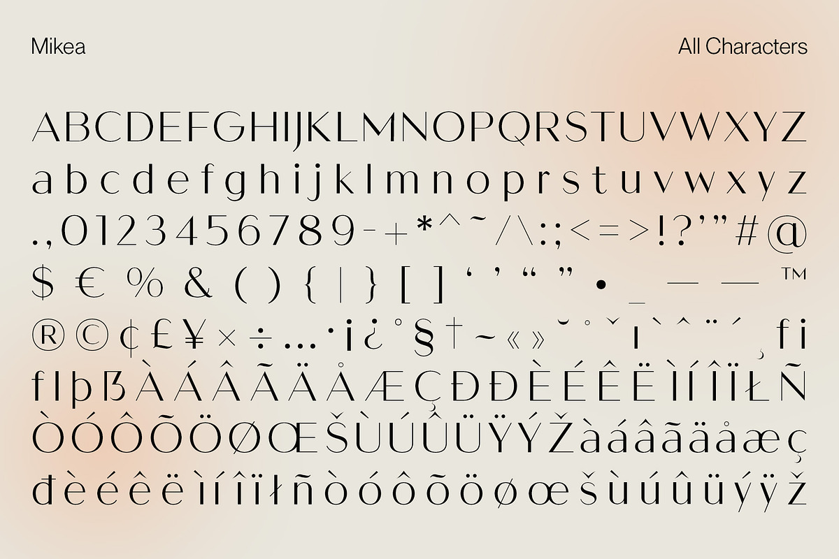 Mikea – Elegant Luxury Font, a Sans Serif Font by Craft Supply Co. (Photo 6 of 8)
