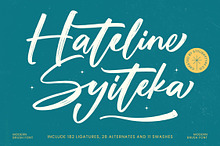 Hateline Syiteka Modern Brush Font