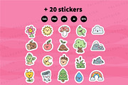 Nature Kawaii Characters, a Seasonal Illustration by Palau (Thumbnail 10 of 10)