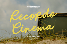 Recordo Cinema | Retro Script Font