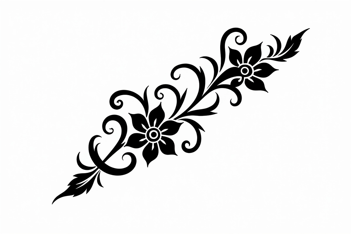 Elegant flower decorative design, an Illustration by Amazin_art (Photo 4 of 21)