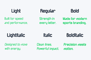 Sportiva - Modern Sport Font, a Sans Serif Font by Brown Cupple (Thumbnail 7 of 9)