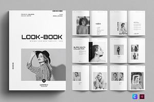 Lookbook Template Layout, a Magazine Template by E-Type