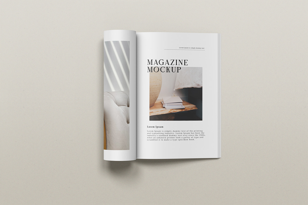 A4 Magazine Mockup Top View, a Books & Magazine Mockup by Graphic Deal (Photo 9 of 14)