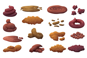 Excrement types. Animal and human, an Illustration by Onyx