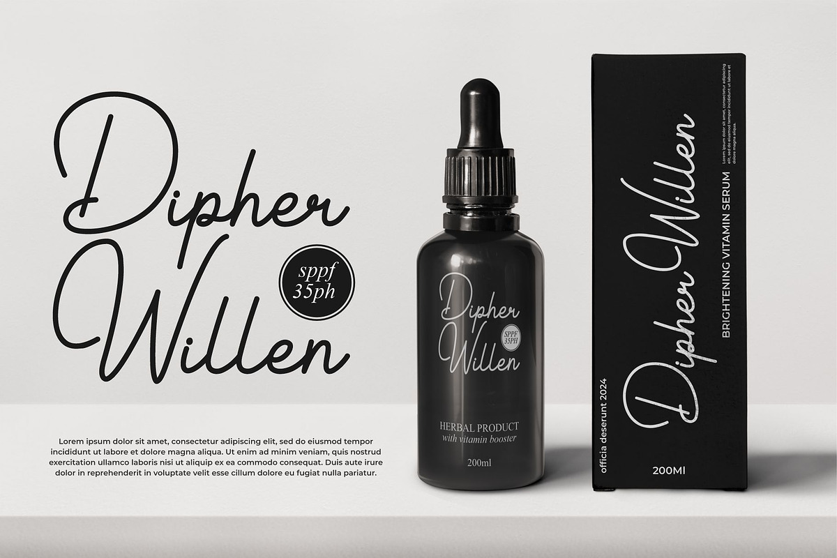 Pether Samantha || Elegant Script, a Script Font by Idea Studio (Photo 3 of 5)