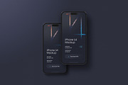Dark iPhone 14 Pro Mockup Set, an iPhone Mockup by Deeplab (Thumbnail 13 of 15)