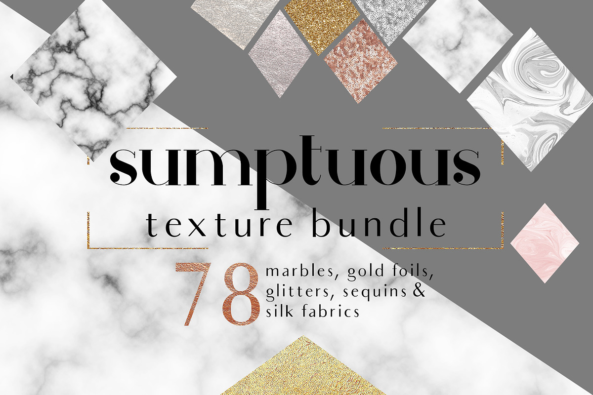 Sumptuous Textures Bundle, a Texture Graphic by Isabelle Salem (Photo 1 of 7)