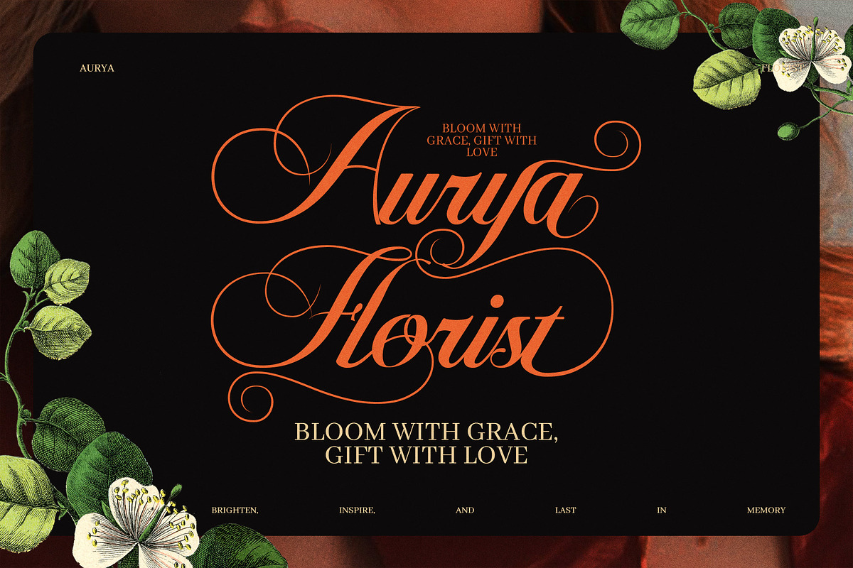 Meriska Elegant Wedding Script Font, a Script Font by Graphicxell (Photo 3 of 8)