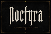 Noctyra - Blackletter, a Blackletter Font by Wow Magic (Thumbnail 1 of 4)