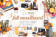 Fall Moodboard Stock Photo Bundle, a Pens & Pencil Mockup by Styled Stock House (Thumbnail 1 of 4)
