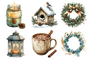 Neutral Rustic Christmas Clipart Bun, an Illustration by Daily.Designs (Thumbnail 3 of 5)
