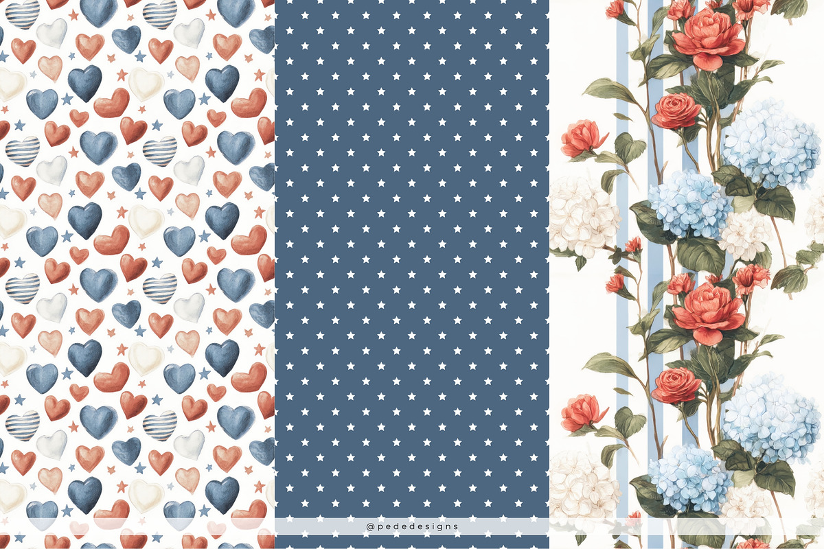 4th of July Collection, a Decorative Illustration by PeDe Designs (Photo 19 of 20)