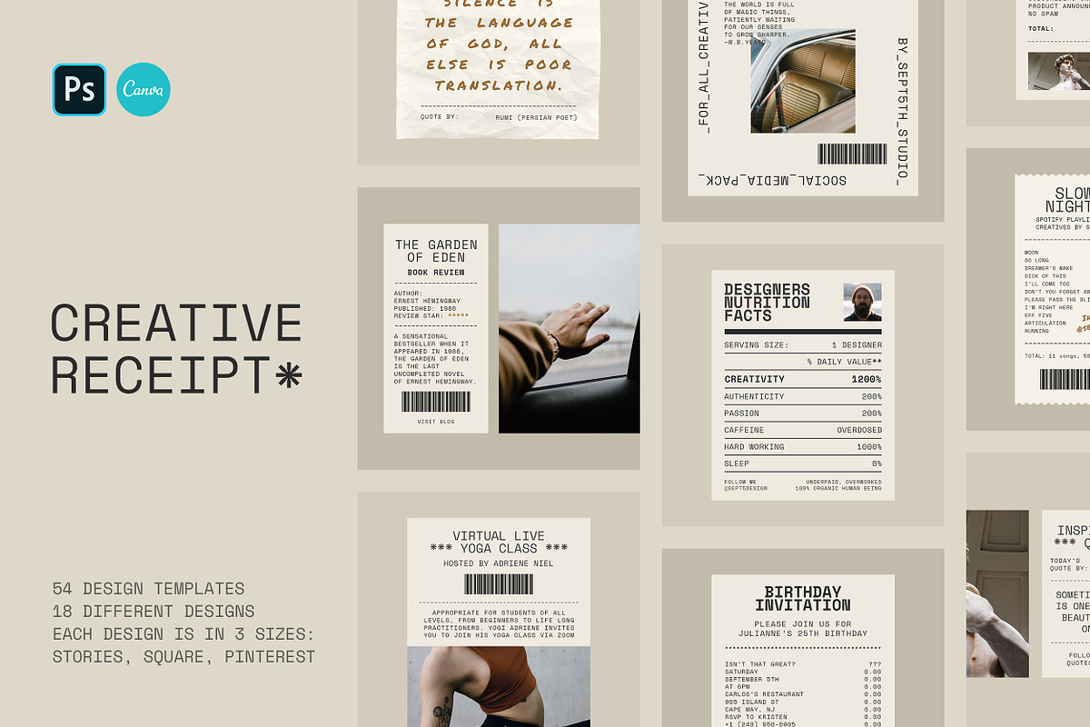 Instagram BUNDLE - Canva & PS, a Social Media Template by September 5th (Photo 11 of 14)