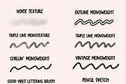 70s Lettering Procreate Brush Set, a Brushes & More by KDigitalStudio (Thumbnail 2 of 7)
