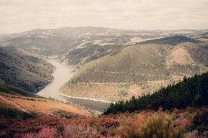 Misty river valley panorama, a Wallpaper Photo by SkyNext