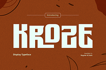 Kroze Typeface