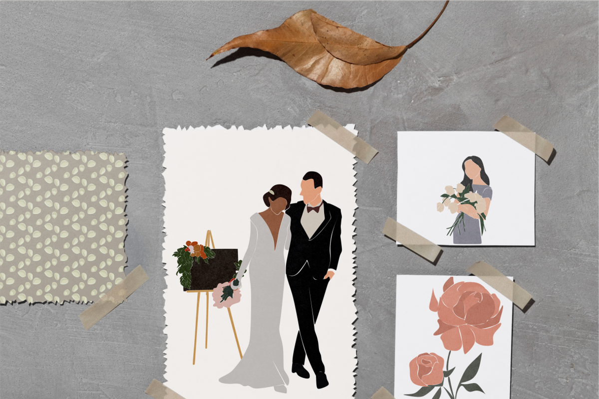 Wedding Illustrations vector, a Decorative Illustration by Yana_mide (Photo 8 of 11)