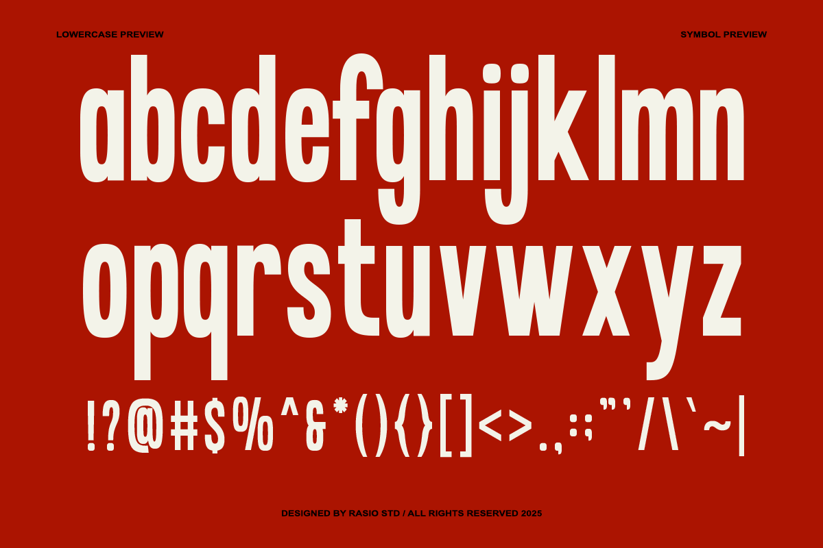 Mono Cremanio Modern Bold Font, a Sans Serif Font by Rasio Studio (Photo 3 of 12)