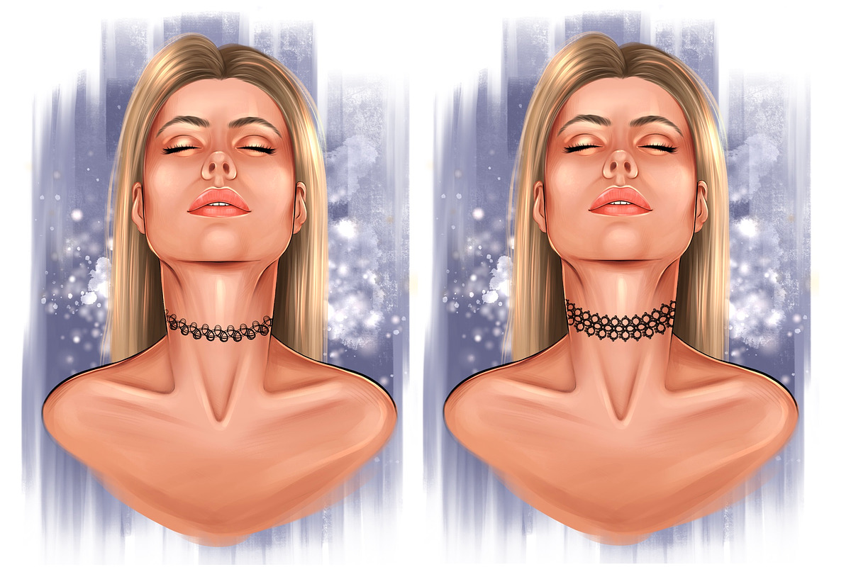 Procreate jewelry brushes, Chain, a Brush Add-On by Elenbushe (Photo 9 of 10)