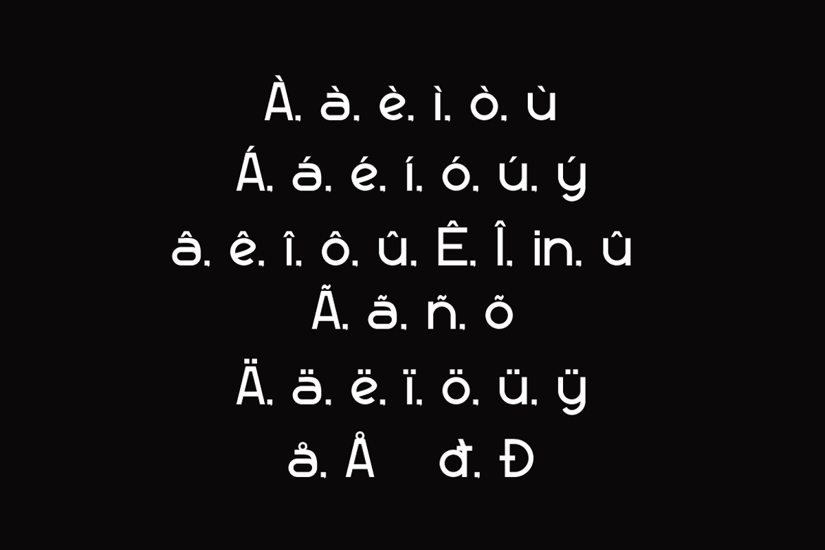 Gumoye Modern Experimental Bold Font, a Sans Serif Font by QR Design Studio (Photo 8 of 11)
