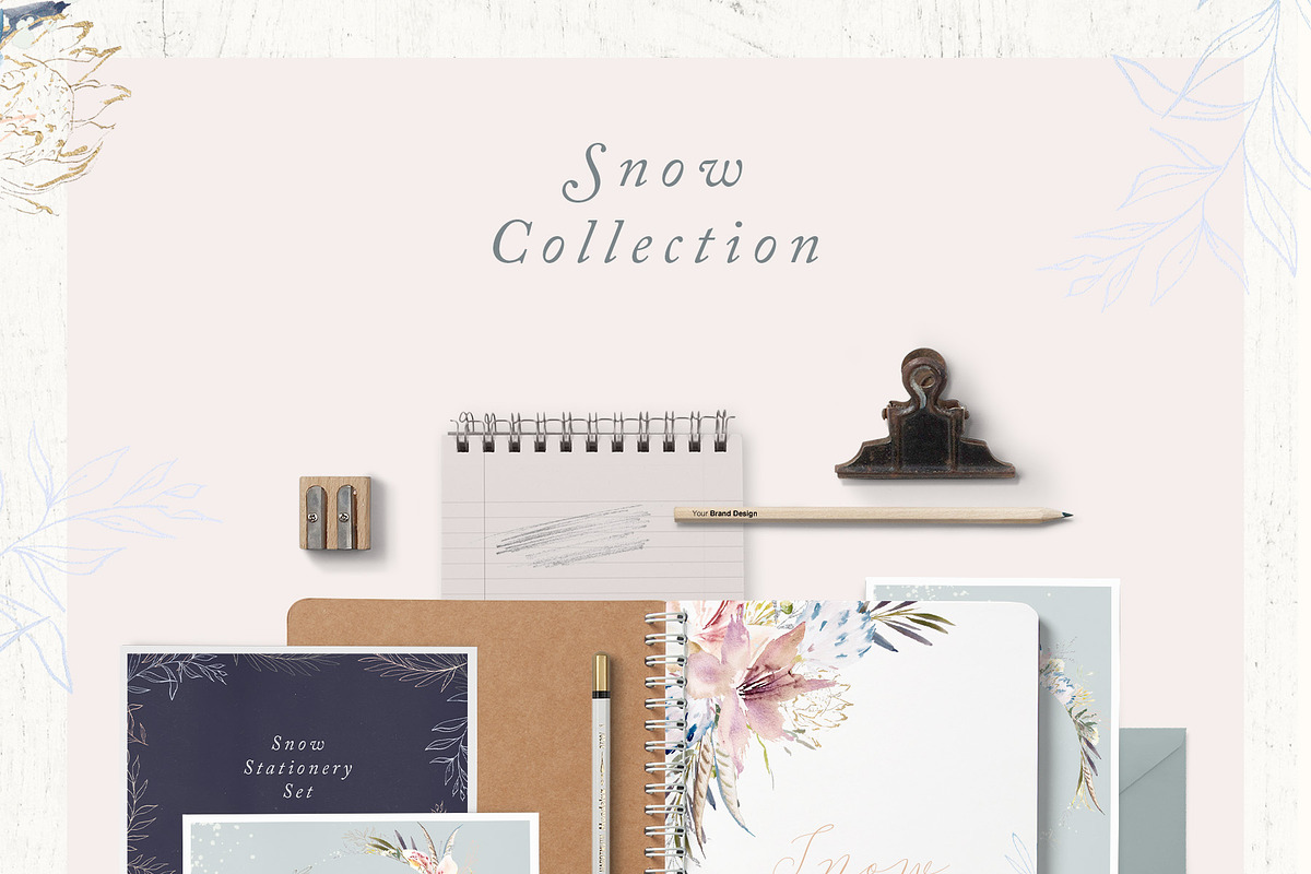 Hand Painted Clip Art - Snow, an Illustration by Create The Cut (Photo 9 of 11)