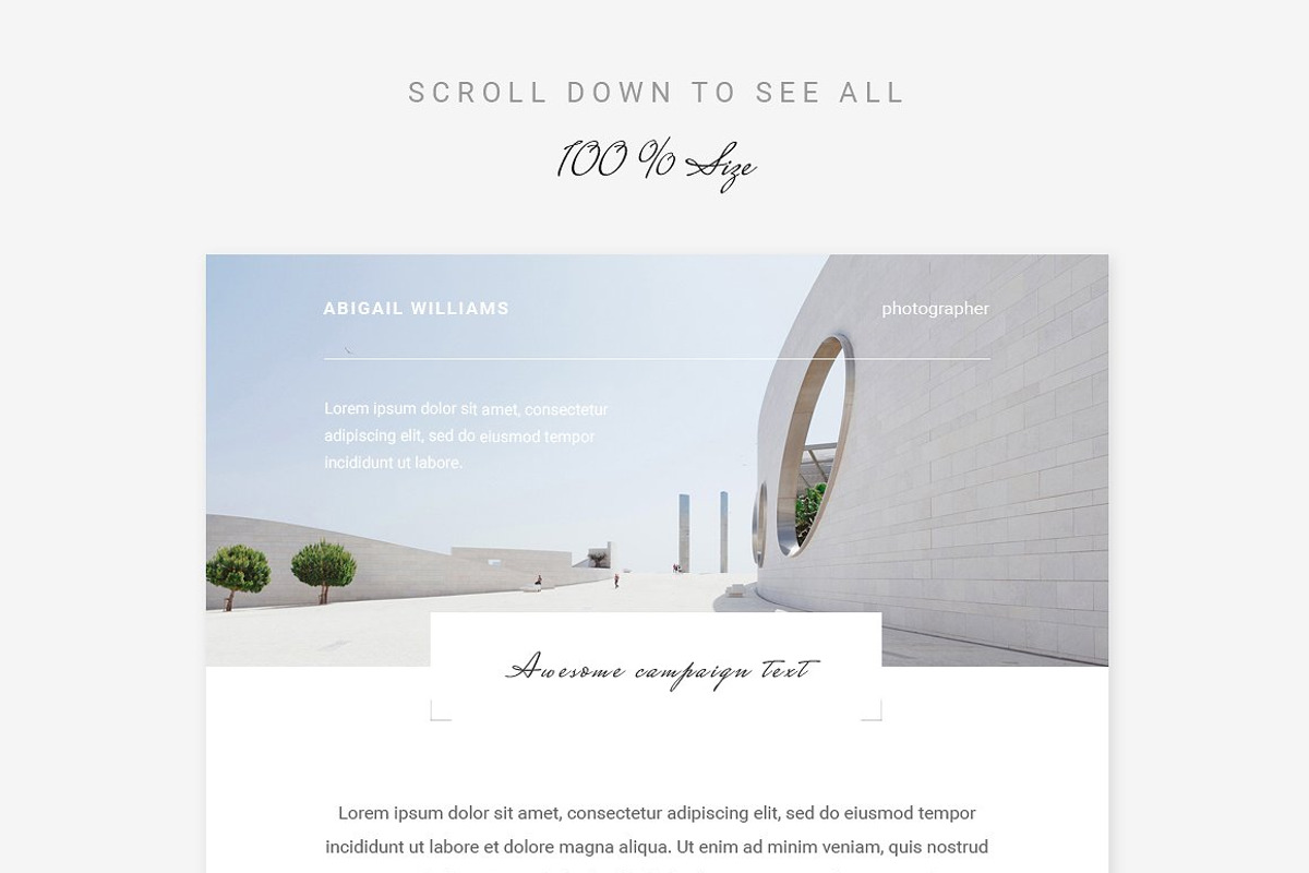 Clean E-Newsletter Bundle, an Email Template by Swiss_cube (Photo 5 of 23)