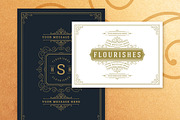 10 Vintage Ornament Invitations, an Invitation Template by Vasya Kobelev (Thumbnail 3 of 11)