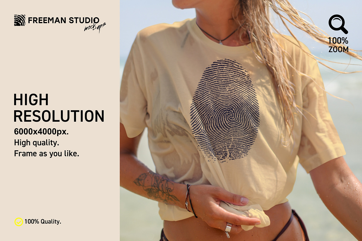 T-Shirt Mockup, a Shirt Mockup by Freeman Studio (Photo 6 of 17)