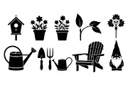 50 Botanical Garden Silhouette bundl, an Illustration by Designs_River (Thumbnail 9 of 51)