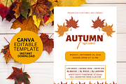 Editable Fall Festival Flyer CANVA, a Flyer Template by Madhabi Studio (Thumbnail 2 of 3)