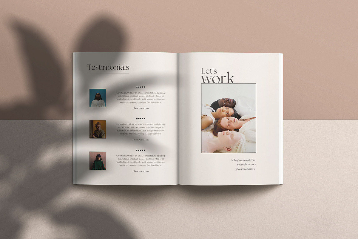 PERKY | Media Kit Canva Template, a Magazine Template by Sierra Creative Studio (Photo 10 of 10)