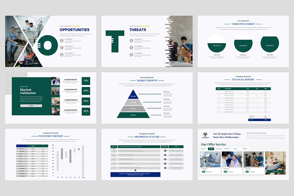 Medical Annual Report Google Slide, a Presentation Template by Art StoreID (Photo 4 of 5)