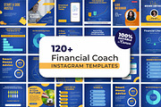 Finance Coach templates Canva, a Social Media Template by Aks-Designs (Thumbnail 1 of 8)