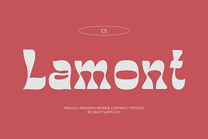 CS Lamont Reverse Contrast Font