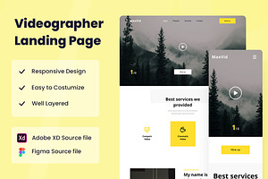 Videographer Web Design