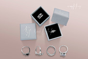 Jewelry boxes mockup, a Print Template by ⚞ Kind Illustration ⚟ (Thumbnail 4 of 8)