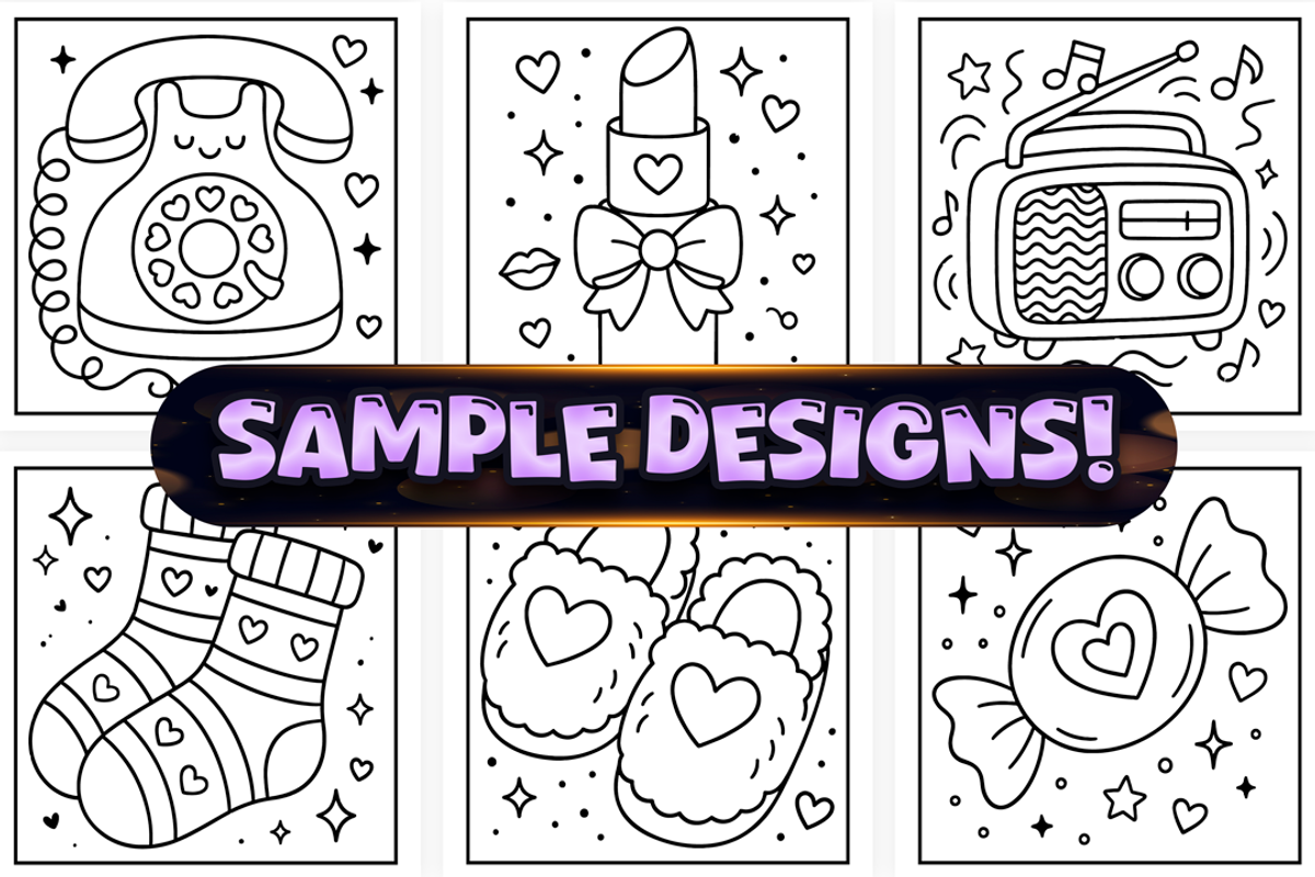 Easy Cute and Pretty Coloring Pages