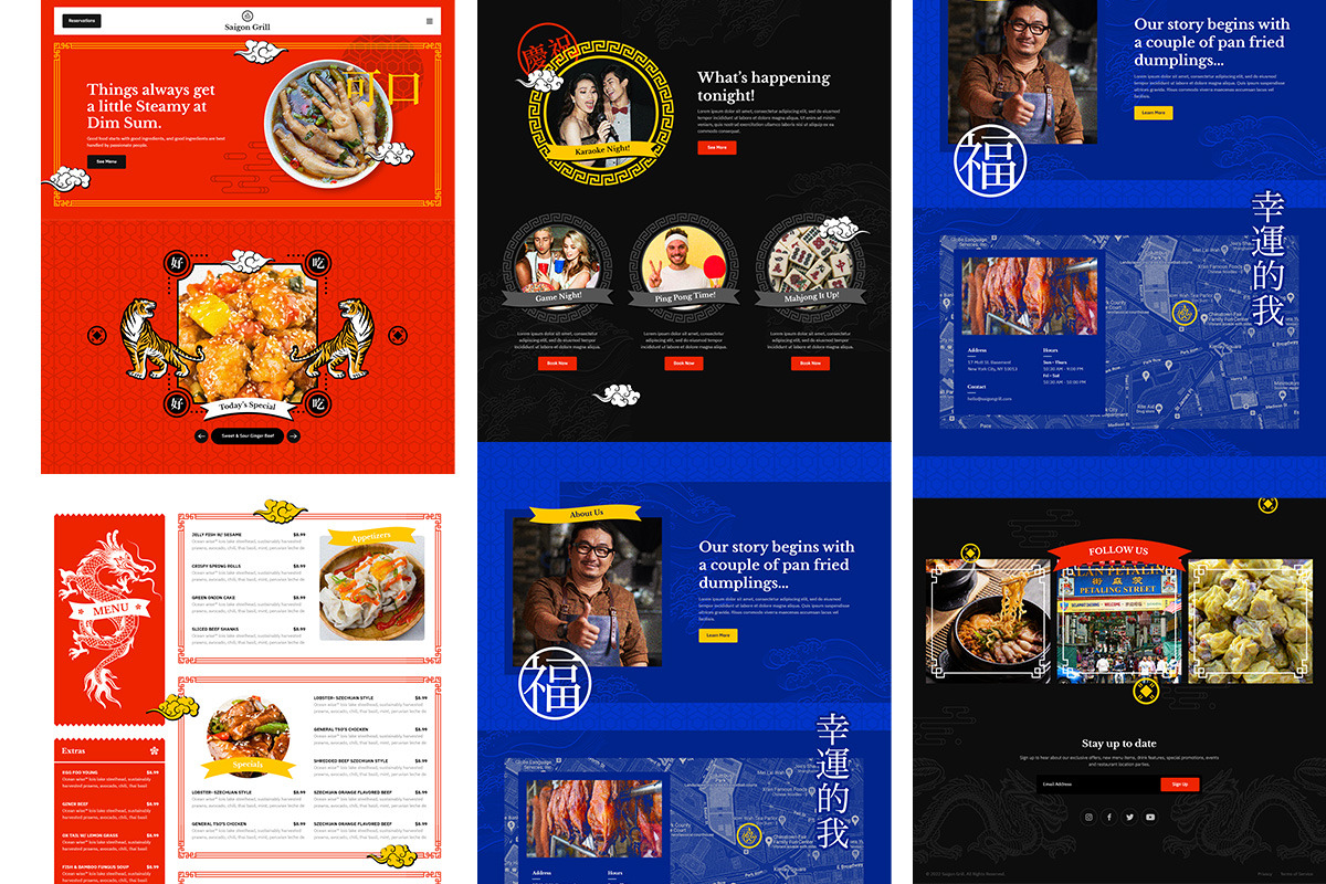 Saigon Grill UI Kit, an UI Kit Template by Bichin (Photo 2 of 2)