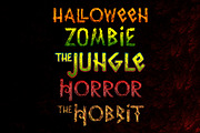 Wrathobia Display Font, a Symbol Font by pixaroma (Thumbnail 3 of 17)
