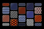 Vibrant Geometric Seamless Patterns, a Pattern Graphic by Samolevsky (Thumbnail 6 of 13)