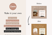 Facebook Post Cover Boho Canva, a Social Media Template by HerstedHertz (Thumbnail 5 of 10)