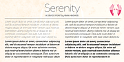 Serenity, a Sans Serif Font by Device (Thumbnail 7 of 9)