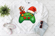 Christmas Game Controller Png, an Illustration by Craft Nest (Thumbnail 5 of 6)