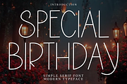 Special Birthday, a Sans Serif Font by FreshTypeINK (Thumbnail 1 of 8)