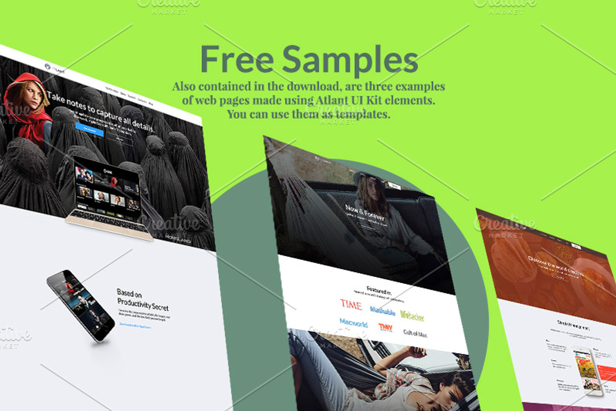 Atlant UI Kit, an UI Kit Template by dmitriythomas (Photo 4 of 4)