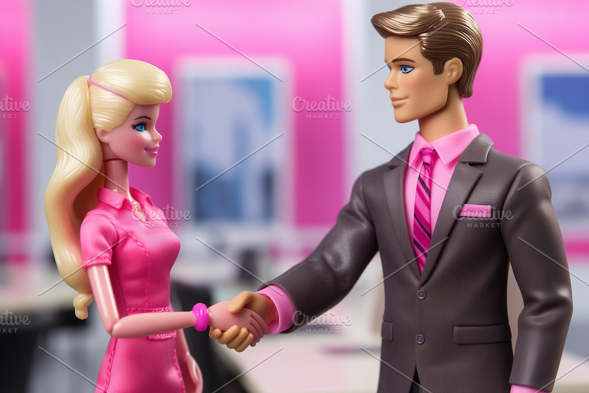 Dolls shaking hands in an office, a Person Photo by Sybillla (Photo 2 of 2)