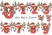 Christmas Alphabet Sublimation, an Illustration by Craft Nest (Thumbnail 5 of 6)